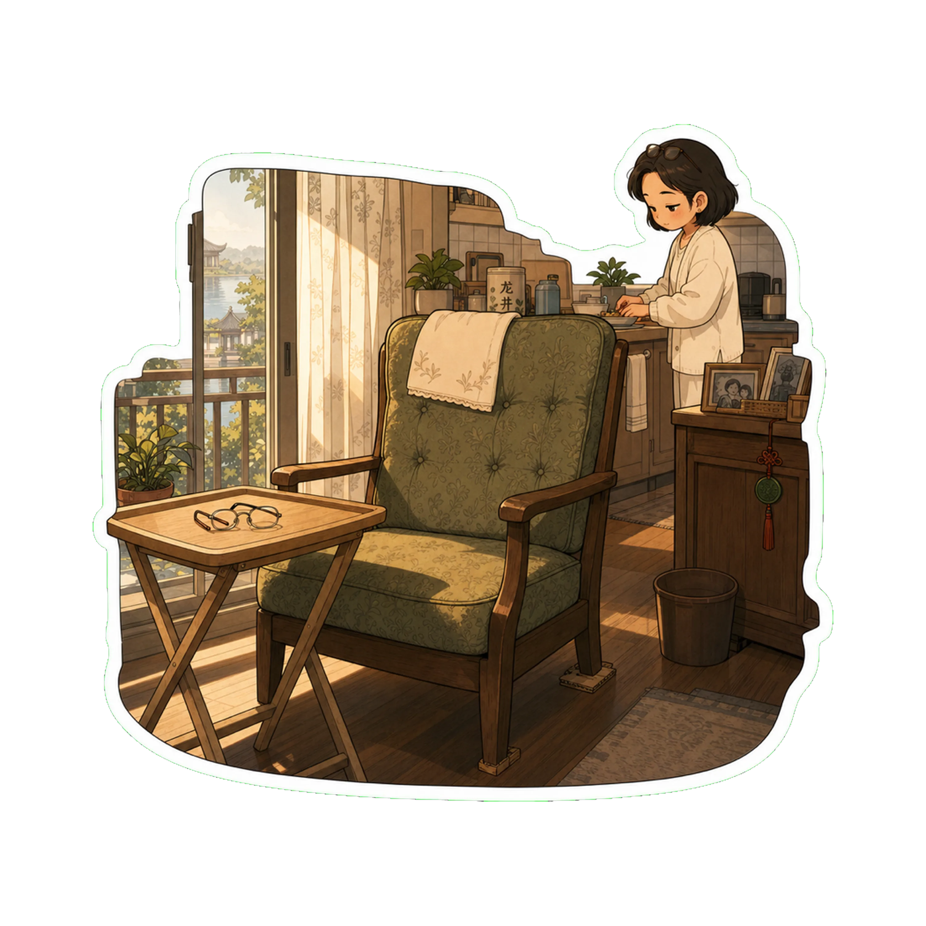 The middle chair