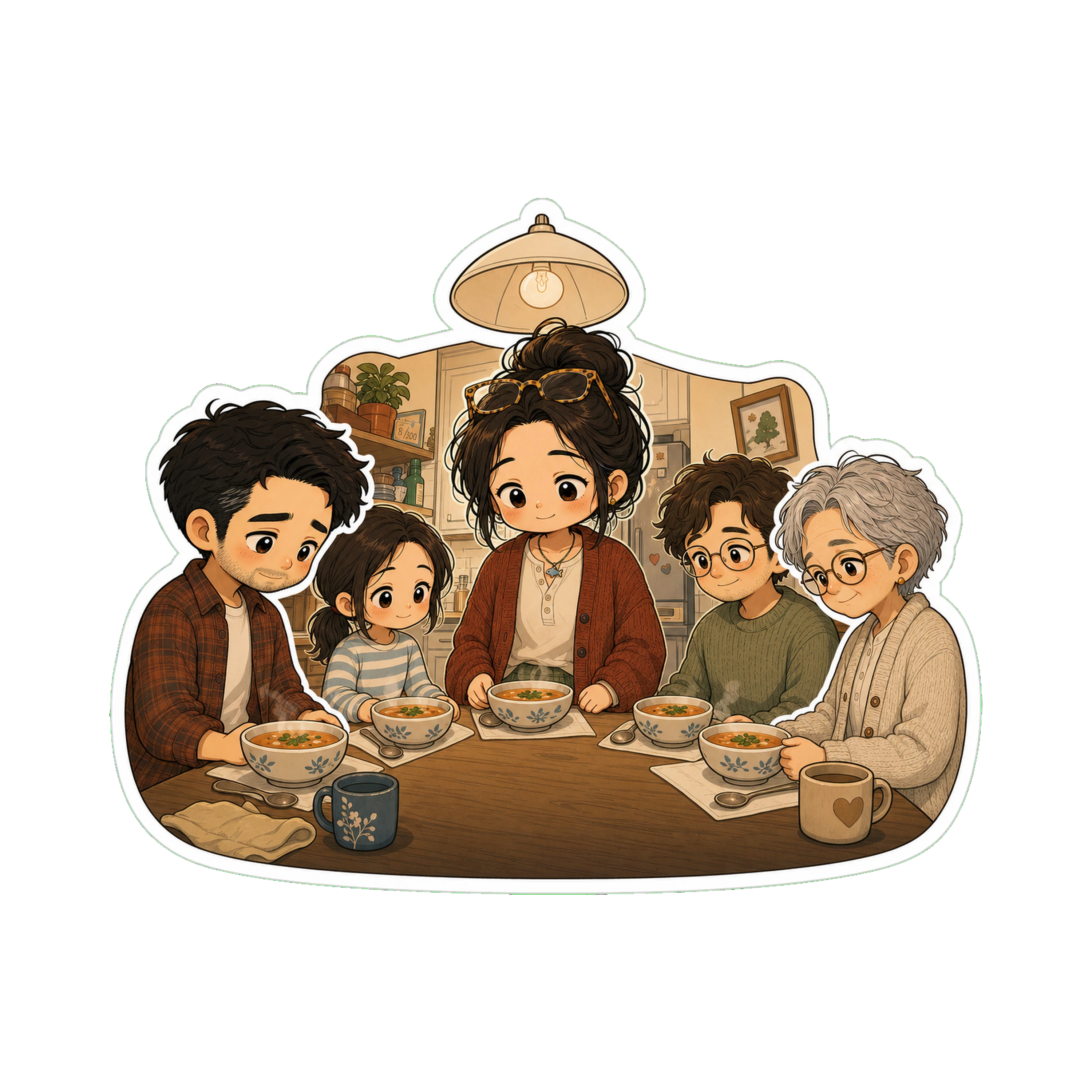 The kitchen table