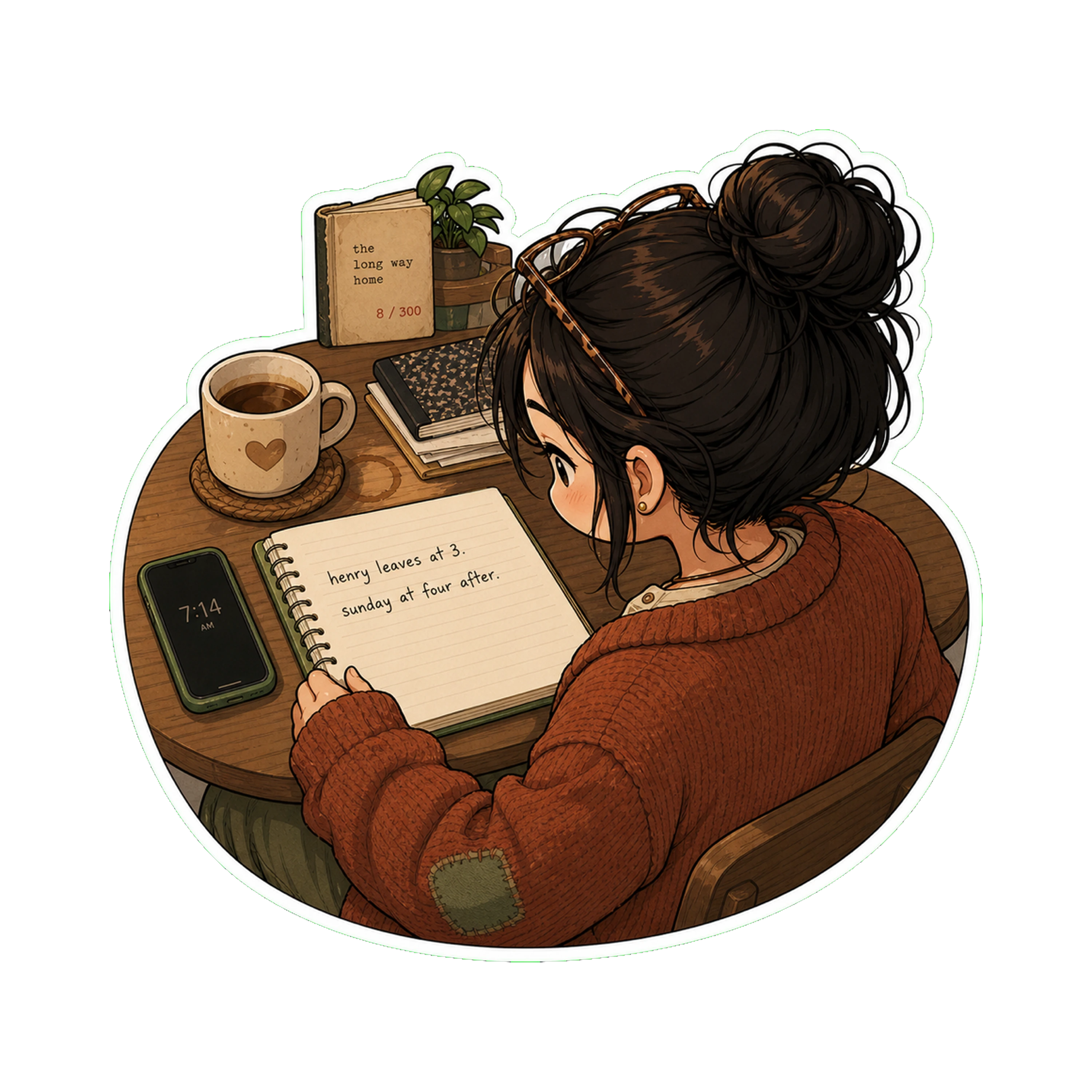 Sunday morning, 7:14 AM