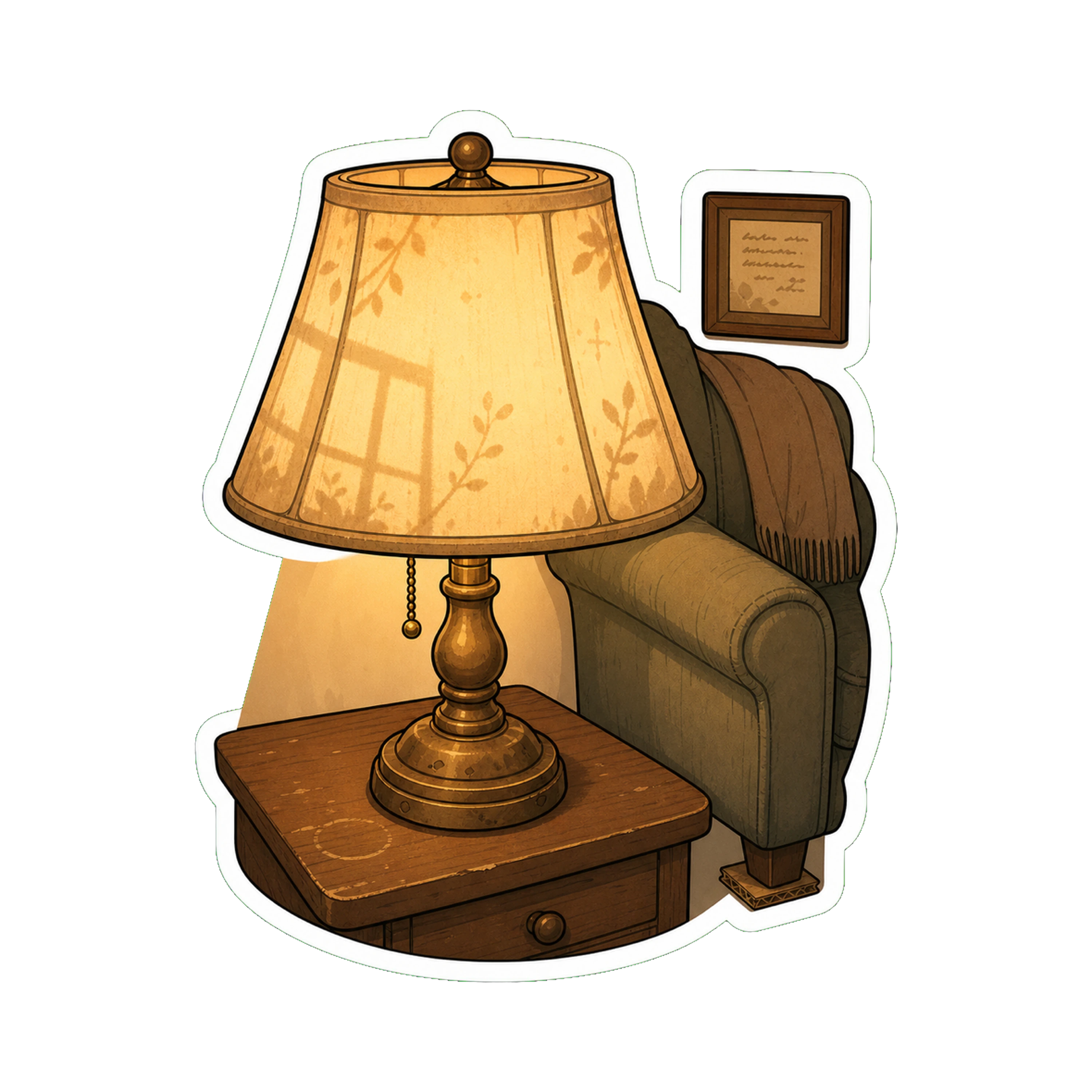 The same lamp Jan has had since October 2024